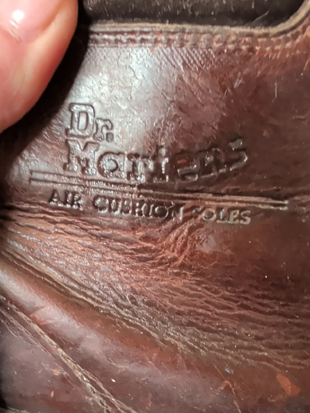 Dr. Martens Brown Leather Lace-Up Work Boots - Picture 2 of 6